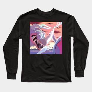 VS Neronga - 80S ANIME AESTHETIC CONCEPT Long Sleeve T-Shirt